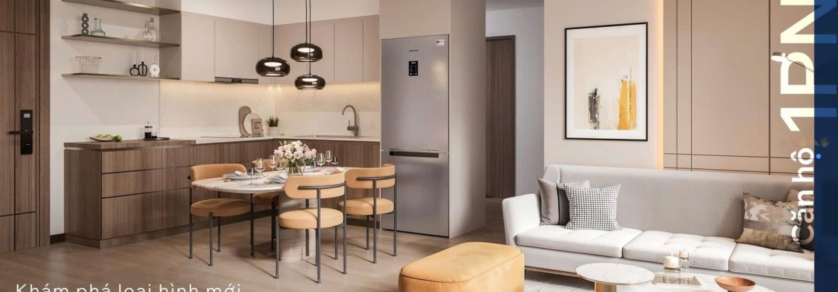 Căn hộ 1 Phòng ngủ (1PN) và 1PN+1: Linh hoạt và tiện nghi